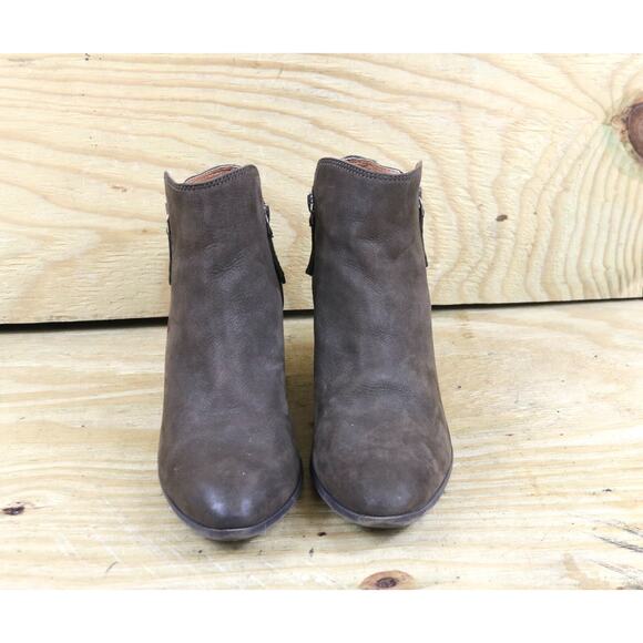 Frye Boots Womens 6M Brown Leather Suede Judith Ankle Bootie Shoes - Picture 2 of 7